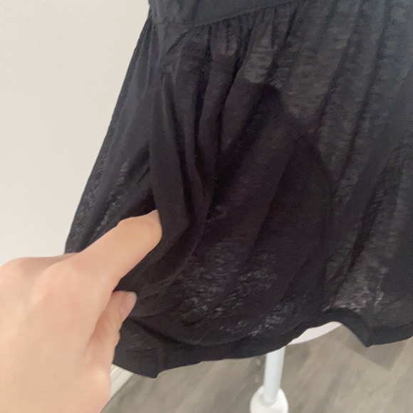 FREE PEOPLE FP MOVEMENT CATCH ME DRIFT TANK TOP IN BLACK SHEER SEXY BEACH small - Picture 10 of 17